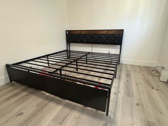 King size bed frame