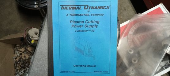 Thermal dynamics plasma cutter cut master 50.