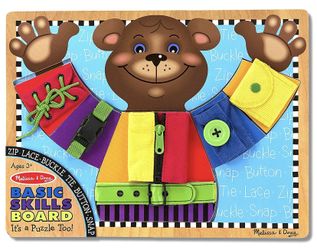 Melissa & Doug Basic Skills Puzzle Board wooden
