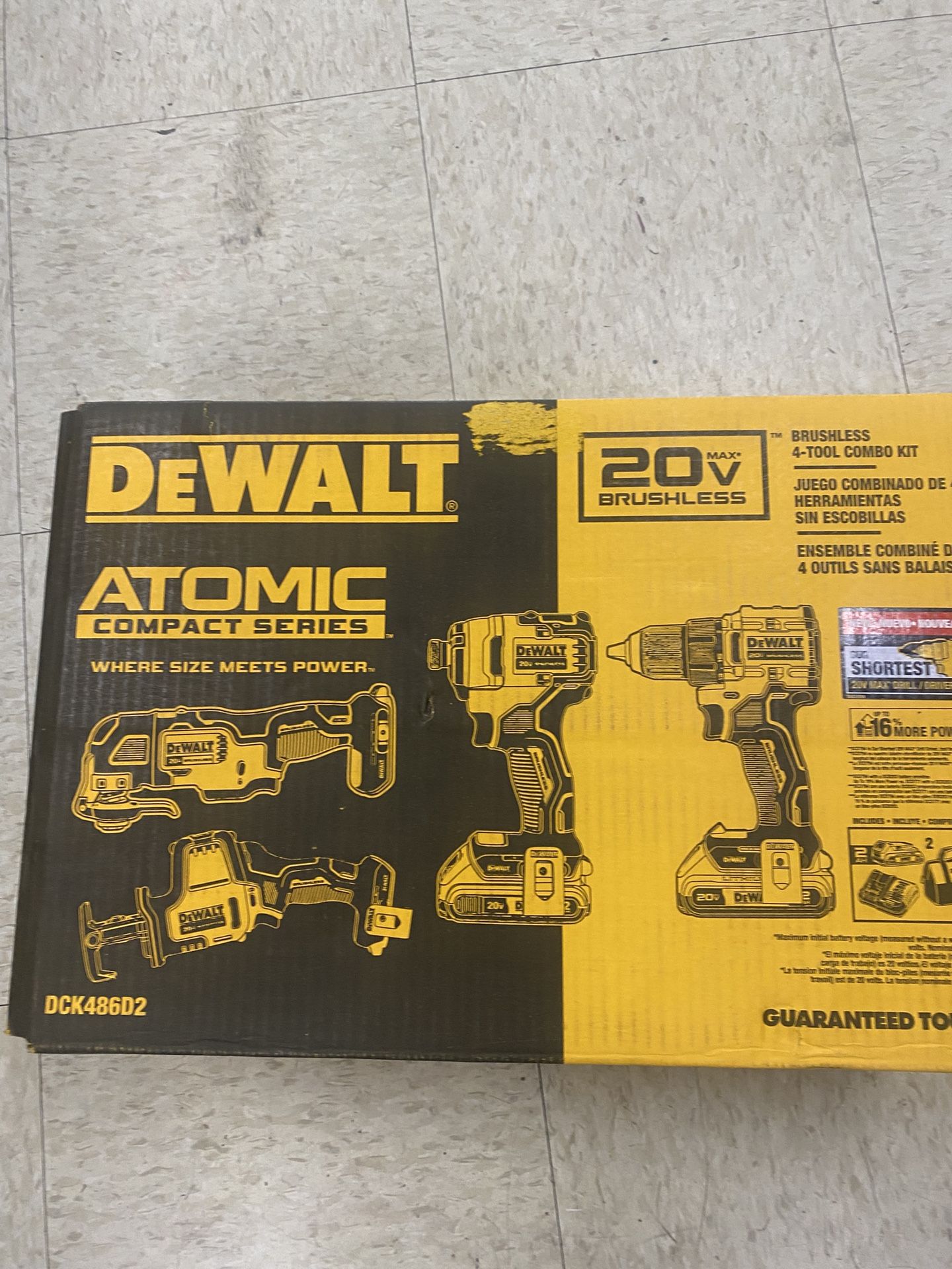 DeWalt Brushless 4-tool Combo Kit