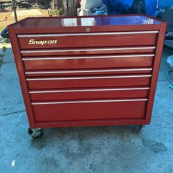 Snap-on 40" 7-Drawer Heritage Roll Cab – New Slides & Locks – Red
