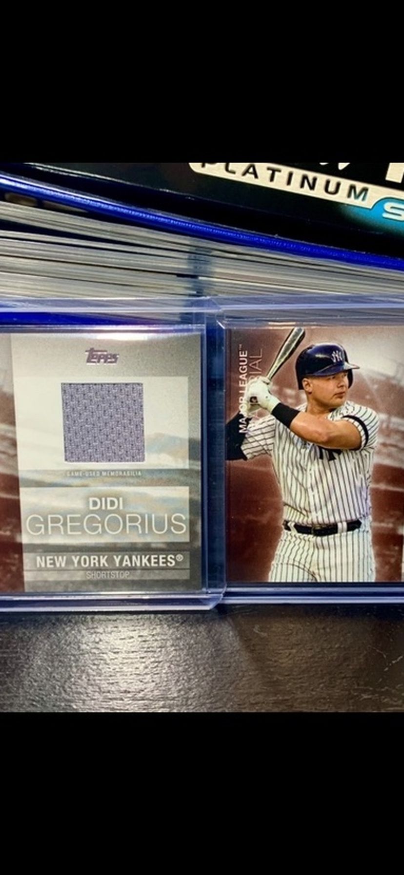 Topps Authentic Jersey Patch And Bat Yankees Baseball Cards. Didi Gregorios Luke Voigt. Make An Offer.