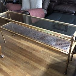 Strong Sturdy Heavy Sofa Table. 60” Long X 38” Tall By 13” Wide