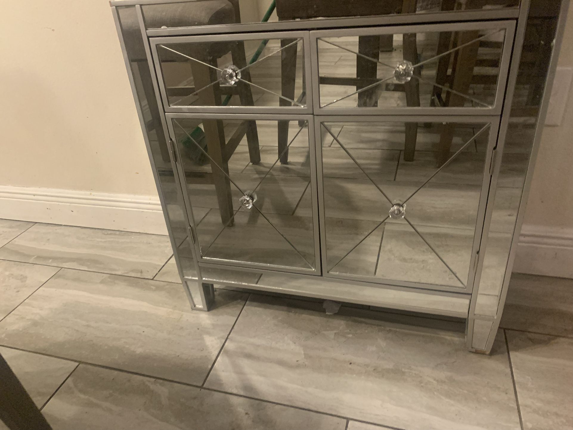 Glass Accent Table