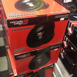 Cerwin Vega 10 Inch Vmaxx Subwoofer On Sale Today for 179.99