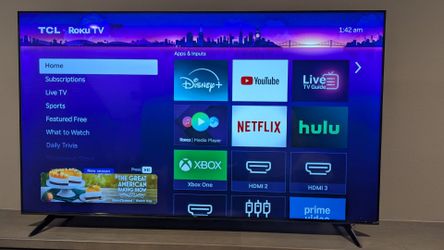 TCL 65" S4 Series 4K UHD HDR Smart Roku TV 65S41R