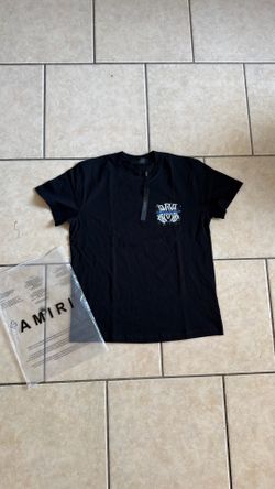 BLACK LA AMIRI T SHIRT
