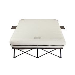 Coleman queen air mattress with cot