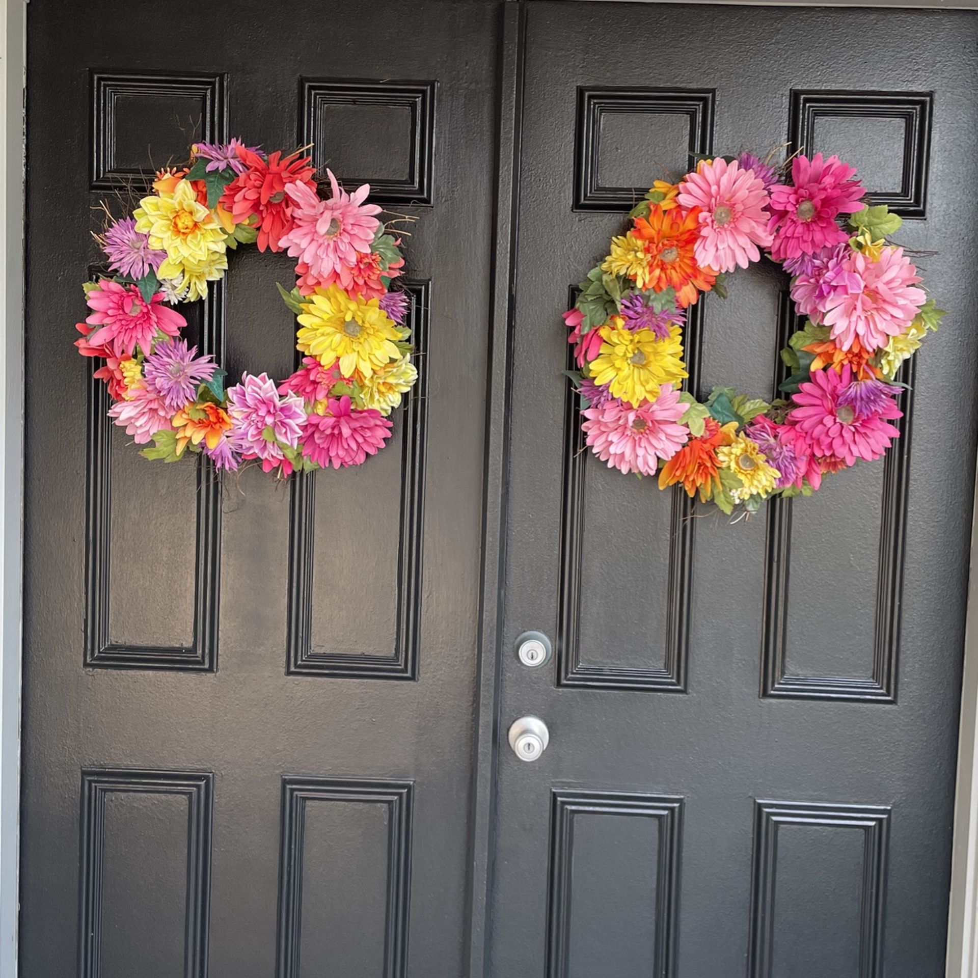 TWO Door Wreaths