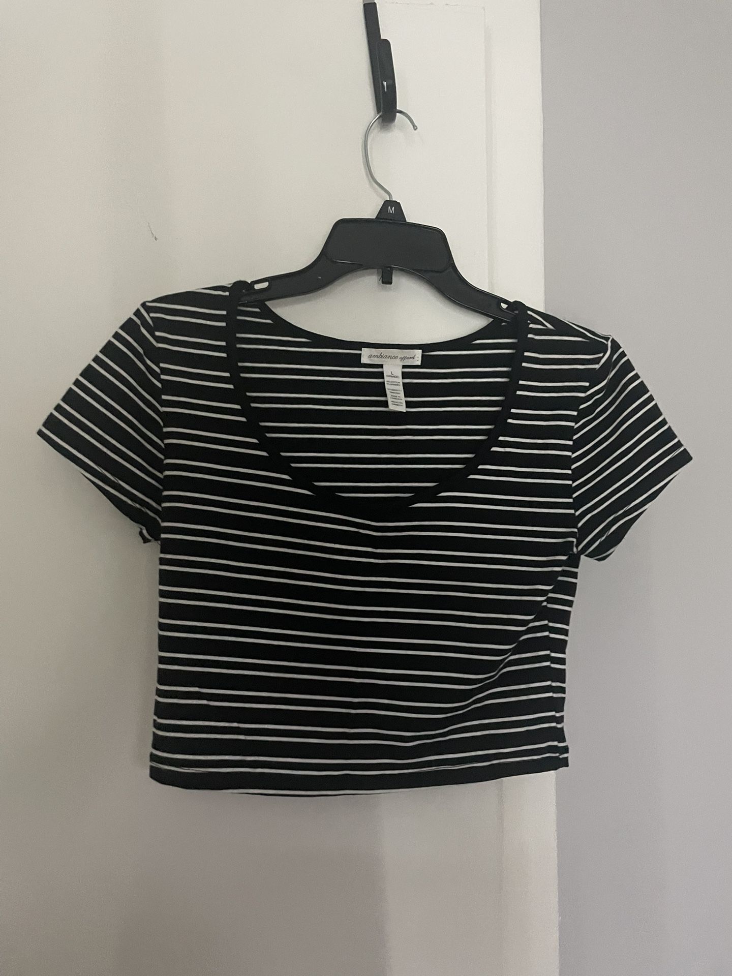Stripped Half Shirt