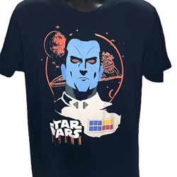 Star Wars Grand Admiral Thrawn T-Shirt Men’s Size Large | | Navy Blue Next Level