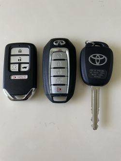 Car Keys Honda Toyota Infinity 