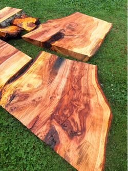 Cherry Life Edge Wood Slabs