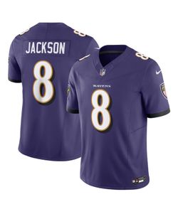 Nike Vapor F.U.S.E. Limited Lamar Jackson #8 Baltimore Ravens Jersey Men’s Purple size Large