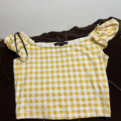 Forever21 Cropped Blouse. Size S