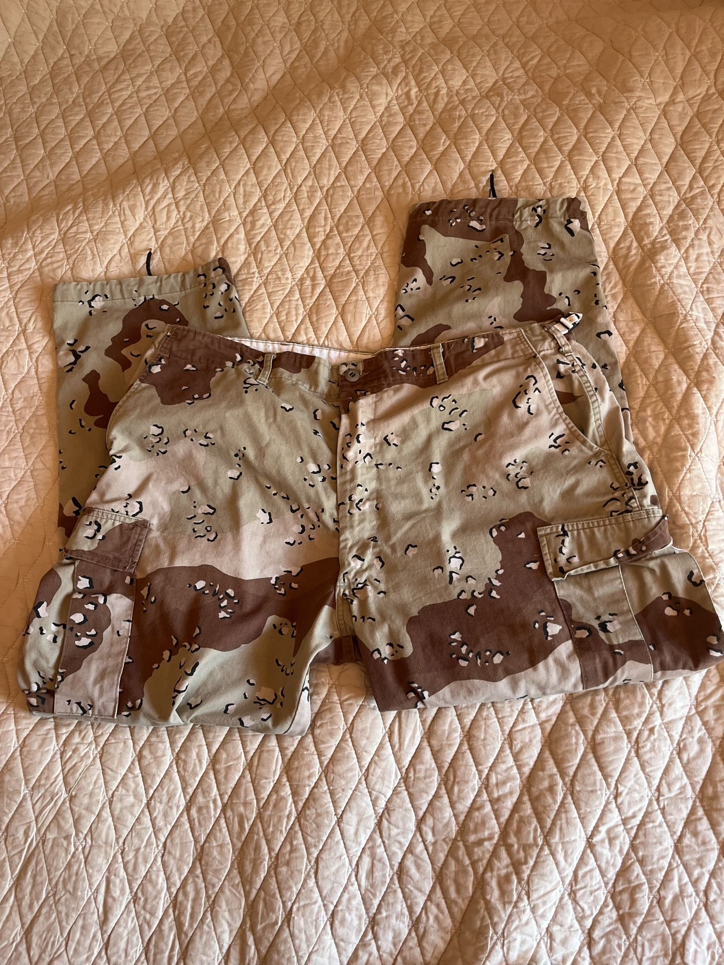 Vintage Desert Camo Men’s Trousers Size Extra Large