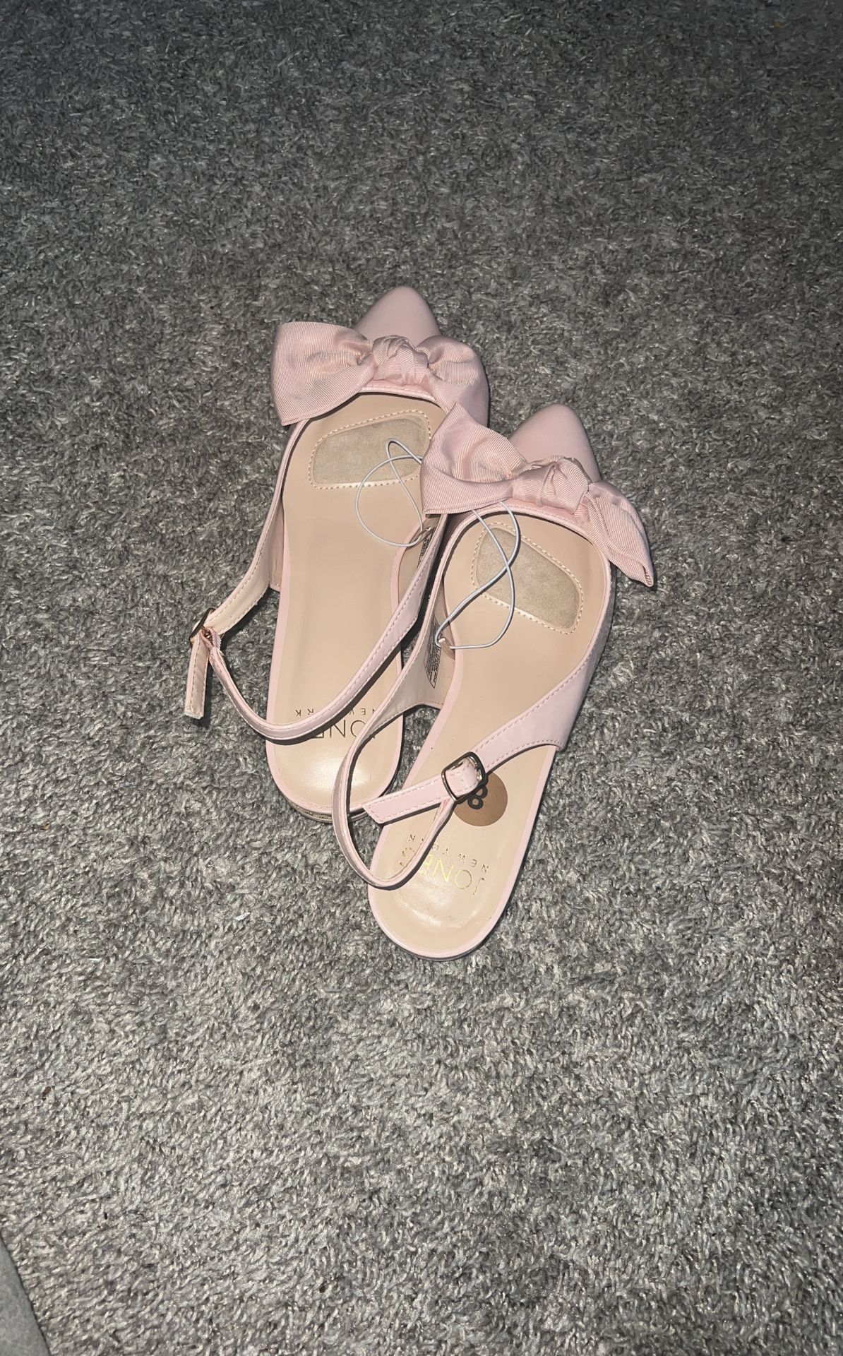 Brand New Little Flats Heels With Metal Side With Tags