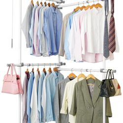 Double Clothing Rack