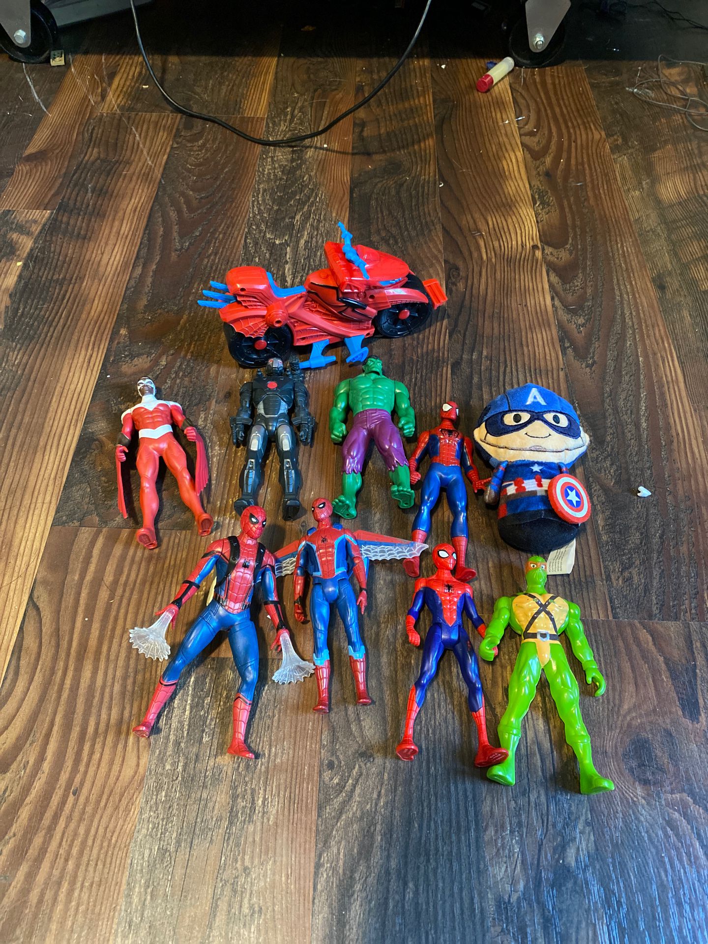 5 inch Spiderman avengers action figure lot