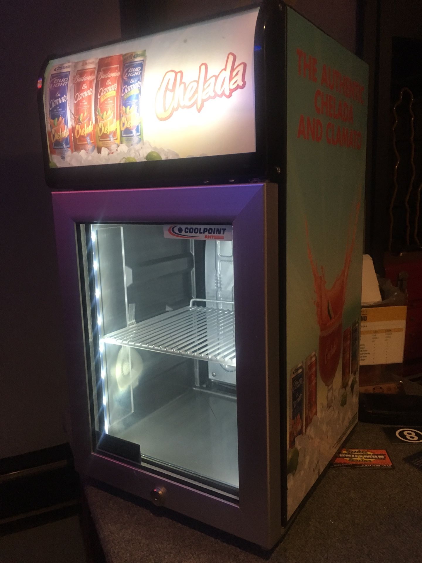Modelo Chelada Mini Fridge Beer Cooler Bar Refrigerator
