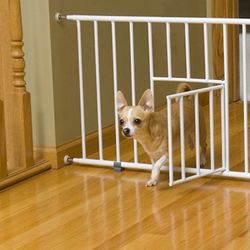 Pet Gate with Small Pet Door