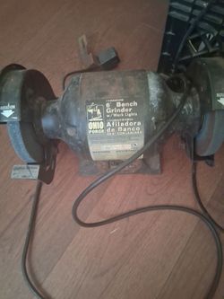 Ohio Forge 6-Inch Bench Grinder with Work Lights