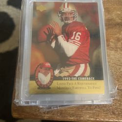 Joe Montana gold card