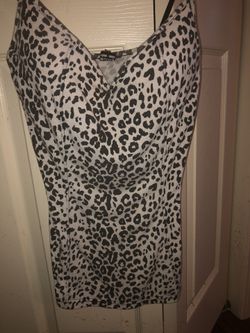 Cheetah print tank top