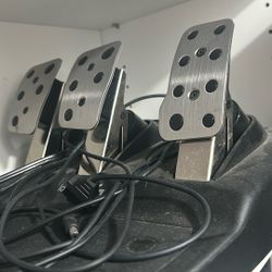 Logitec Racing wheels and Peddles 