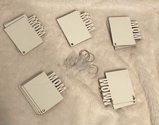 Mom Double sided Blank sublimation key chain 