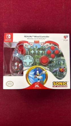 Nintendo Switch REALMz Wired Controller- Sonic the Hedgehog