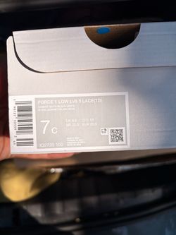 Baby Nike Airforce 1’s (Size 7c)