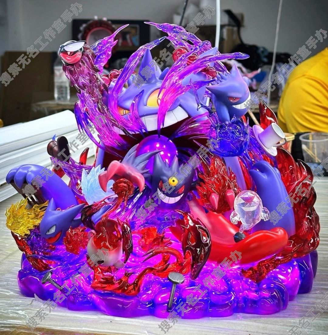 M Gengar Pokémon Action Figure (Check Description)