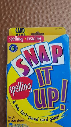 Snap it up card game