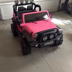 Joymor Kids Electric Pink Jeep