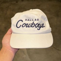 Vintage Dallas Cowboys Sports Specialties Script SnapBack Hat