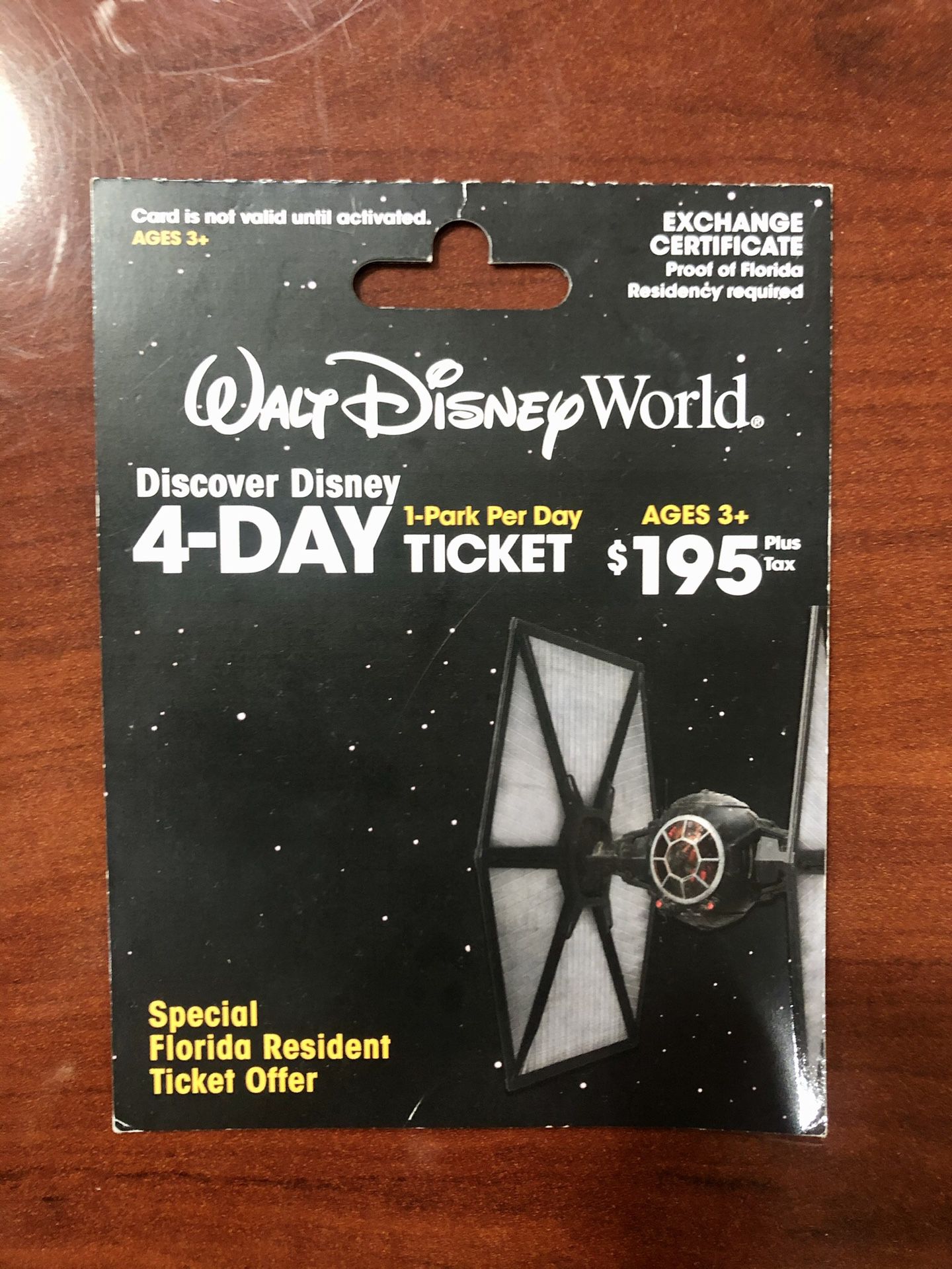 Disney 4-Day Pass