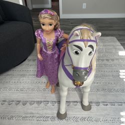 Disney Princess 32 inch Interactive Many Moods Maximus And Rapunzel