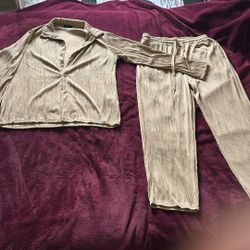 Uoua, Tan, Mens Loose Fit Medium