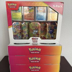 Pokemon 151 Tin Costco Bundle