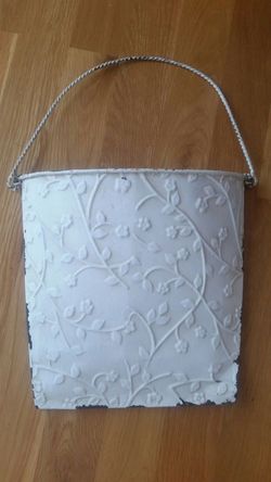Cute embossed hanging basket