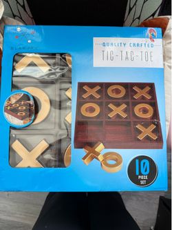 Wooden TocTacToe Set