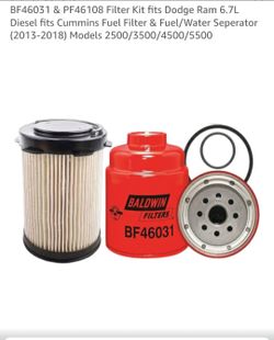 Dodge ram 6.7 filter kit 2013-2018