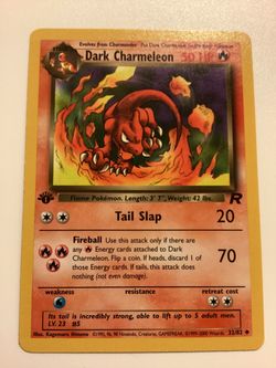 Dark Charmeleon 1st Edition Pokémon Team Rocket NM