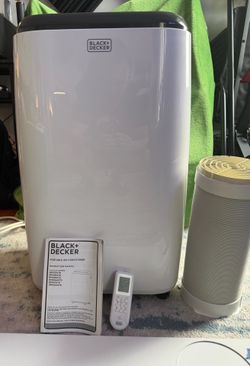 Free For Parts or Repair - BLACK+DECKER Portable Air Conditioner, 12,000 BTU