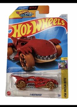 2024 Hot Wheels T-Rextroyer 5/5, HW Mega Bite 114/250 LETS RACE NETFLIX