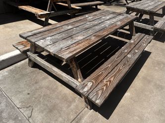 Picnic tables