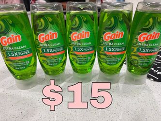 Gain dish soap bundle $15 (14.7oz)