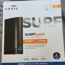 Arris Surfboard AX3000 G34 WiFi Modem And Router