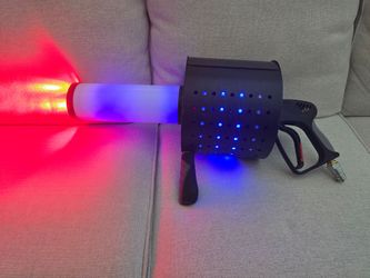 LED CO2 Gun + LED Confetti Cannon Machine CO2 Jet Stage Event For DJ Club Party